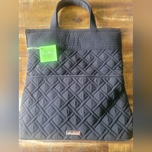 Vera Bradley Black Quilted Tote Bag